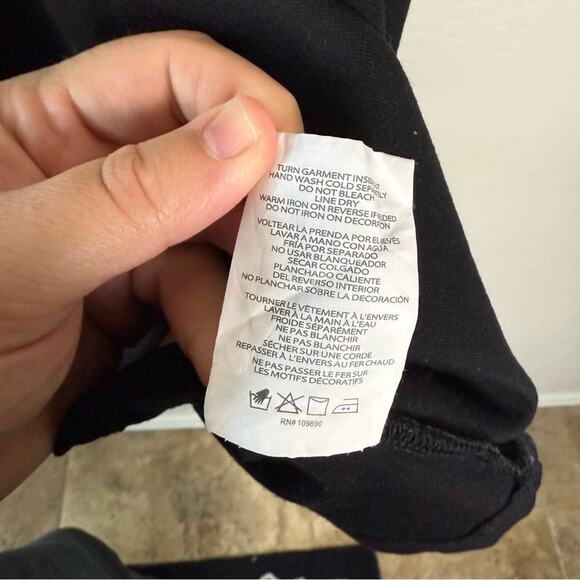 Melissa McCarthy Seven 7 Black Rhinestones Embellished Peplum Top Blouse 2X - Picture 13 of 13